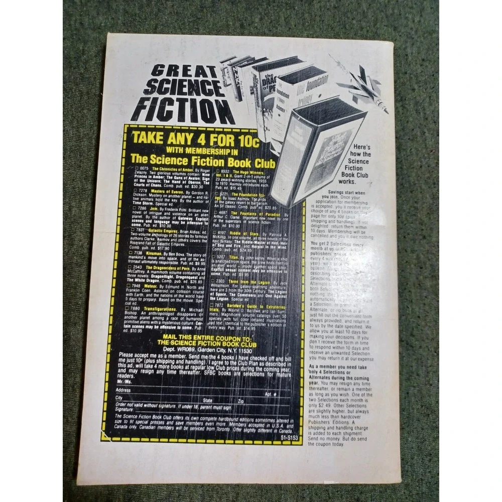 February 1980 Isaac Asimov's Science‎ Fiction Magazine Gene Wolfe Sharon Webb