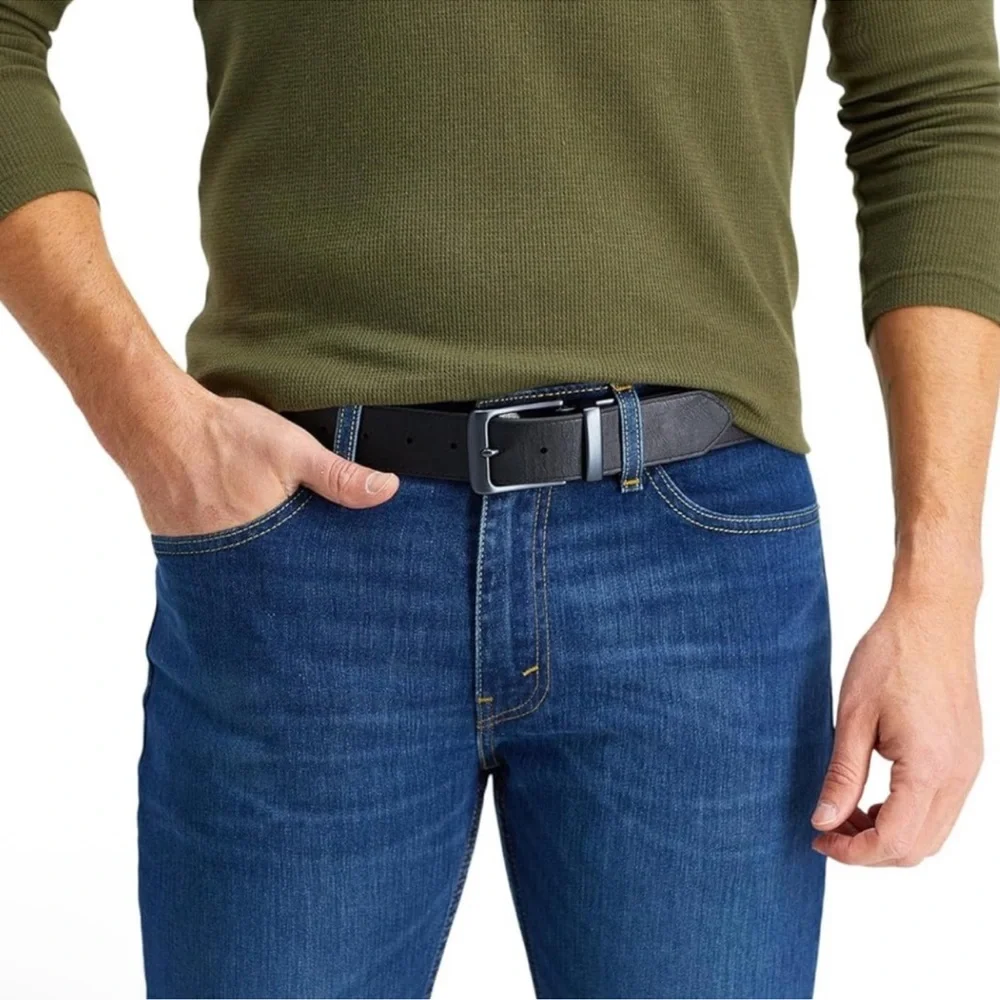Levi's Men's Casual Everyday Two-in-One Reversible‎ Belt Size L 30-32