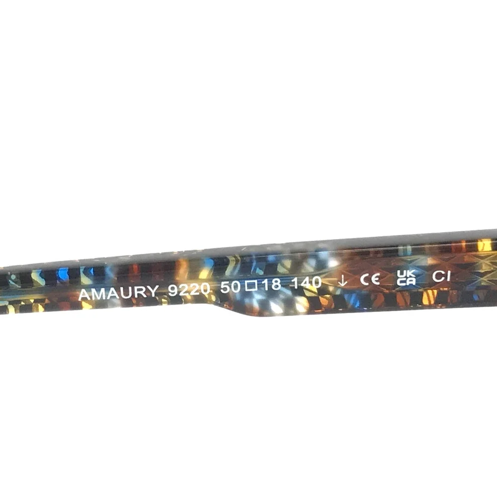 J.F. Rey Teens Eyeglasses Frames AMAURY 9220 Demi Blue Checkered 50-18-140