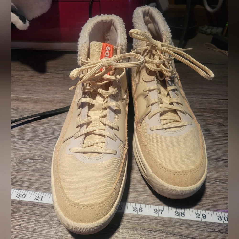 Sorel ONA 503 MID COZY‎ SNEAKER BOOTS Waterproof Tan Beige Size 7.5