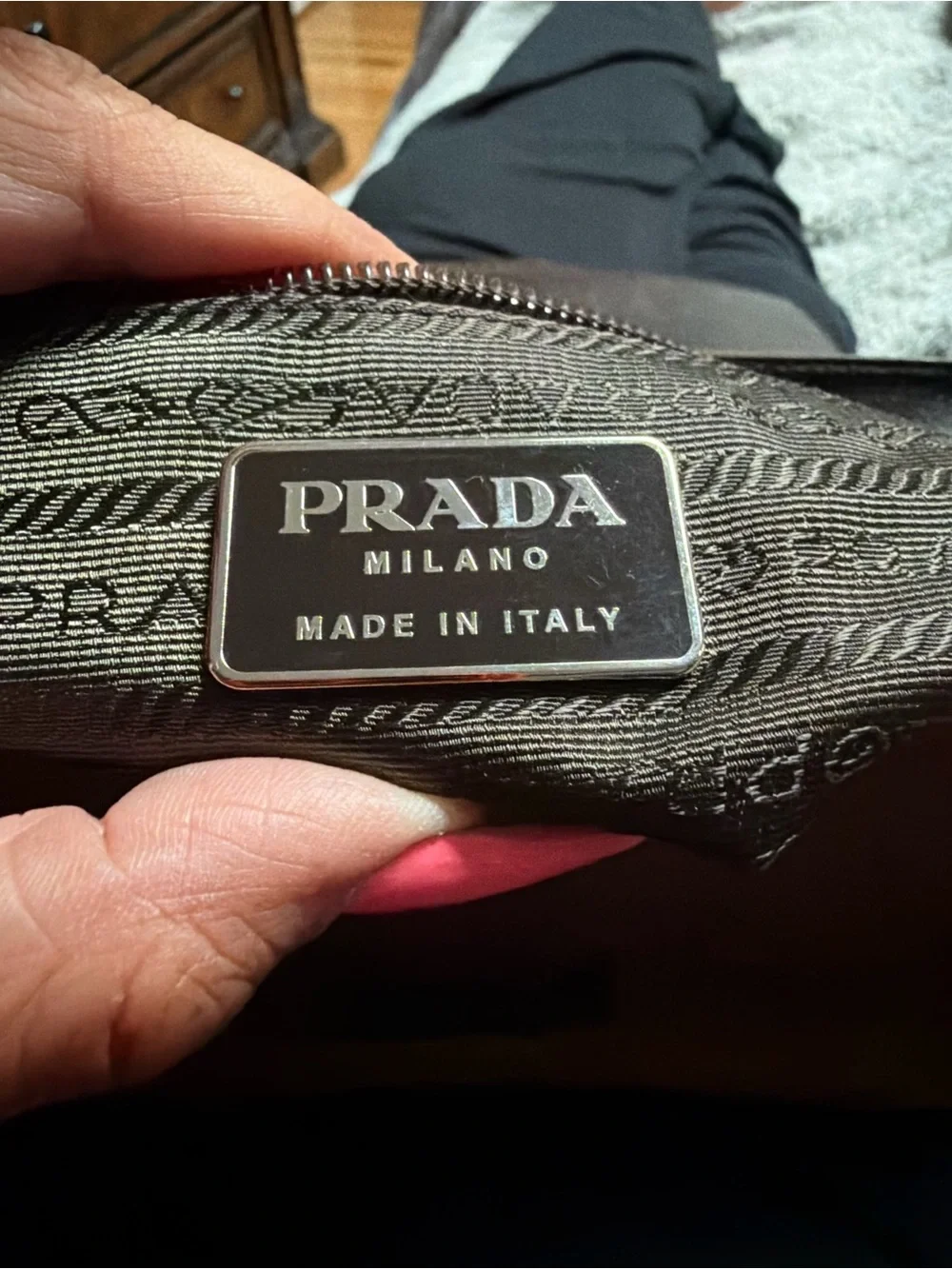 Prada authenticity closet flap