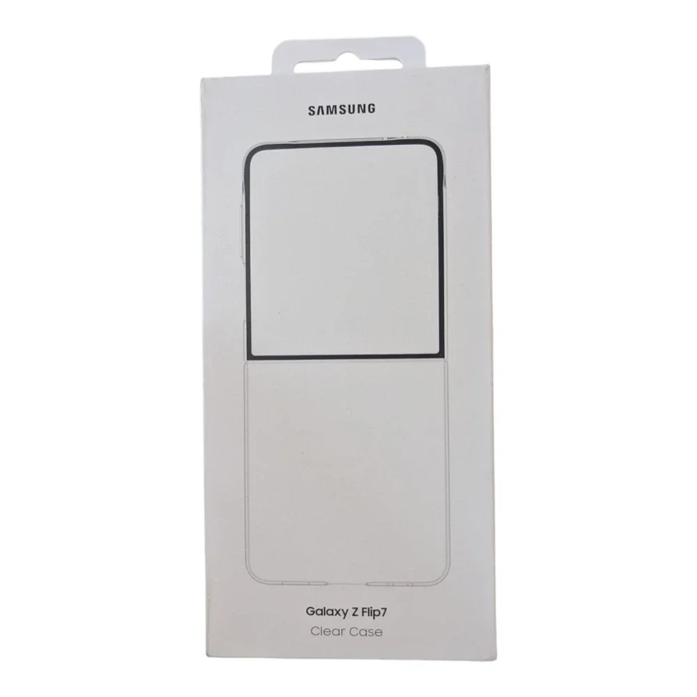 T5-U Samsung‎ Clear Case Cover for Galaxy Z Flip7 (Protective Adhesive Missing)