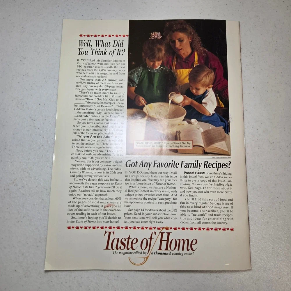 Taste Of Home 1995 taste