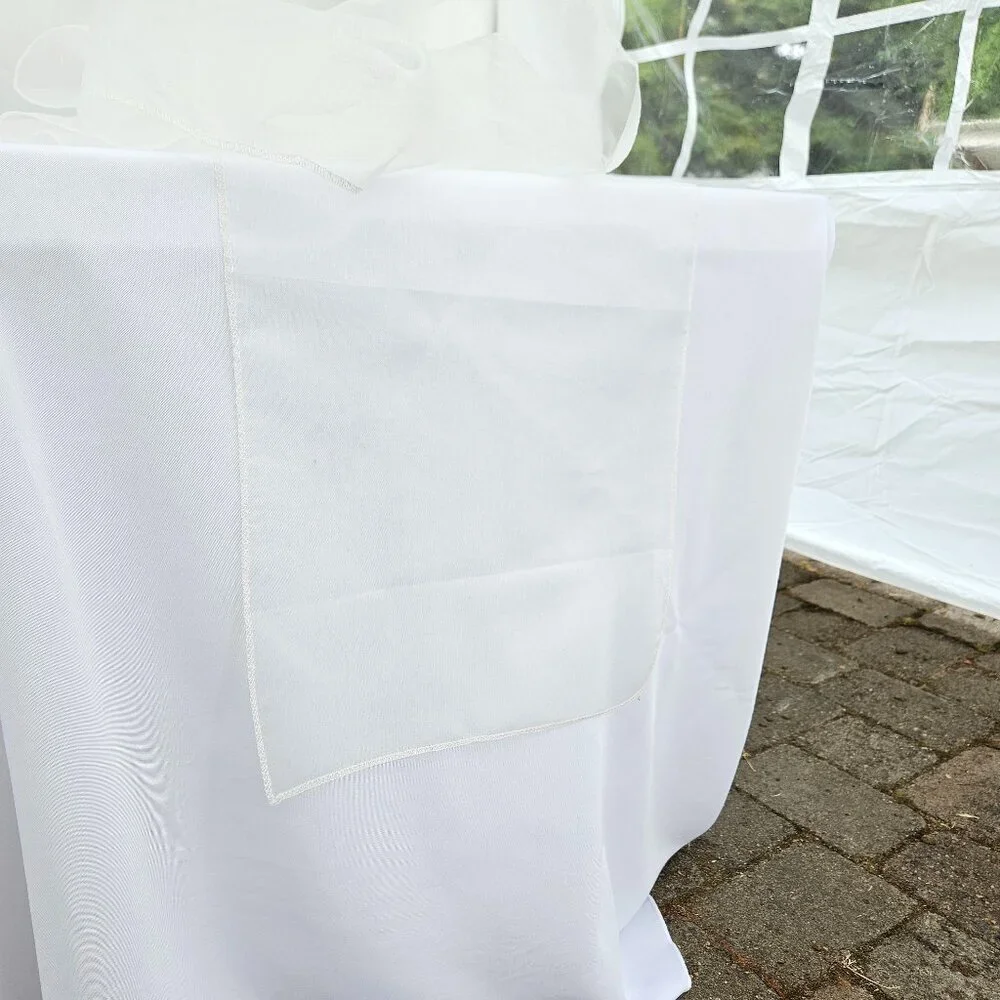 Organza Table Runners 24 White  14