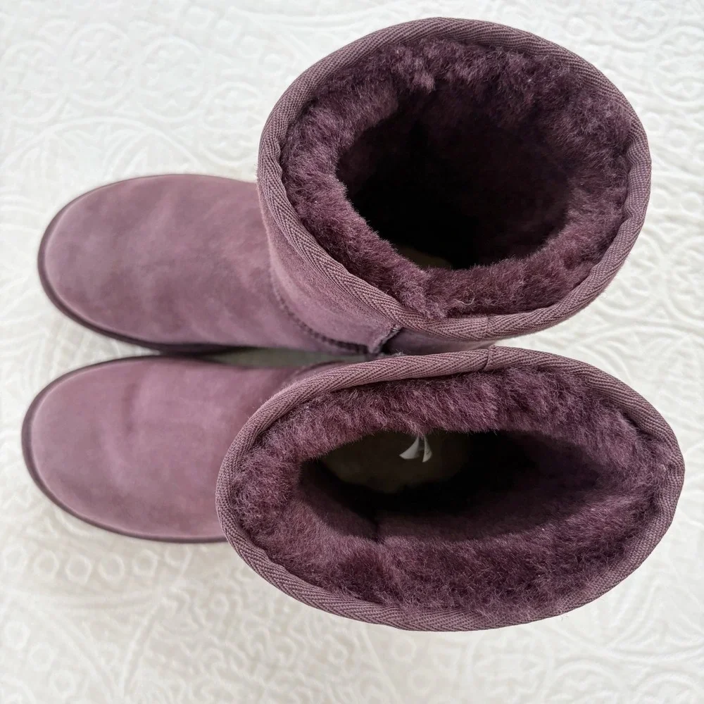 UGG Women's Classic Short II Shearling Boots,‎ Purple