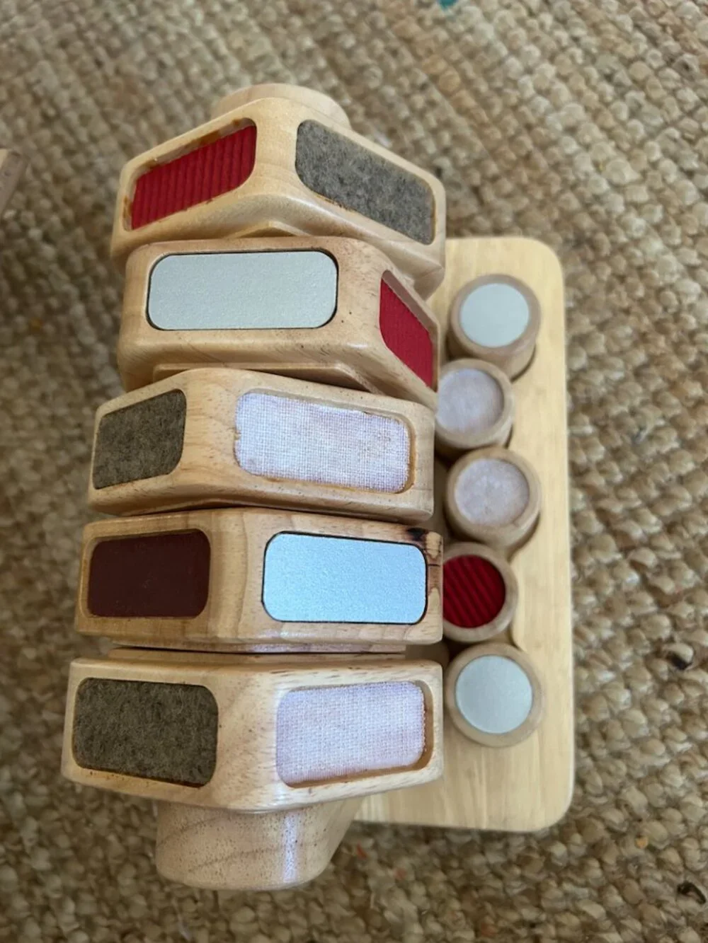 Montessori Textured Spin Wheel