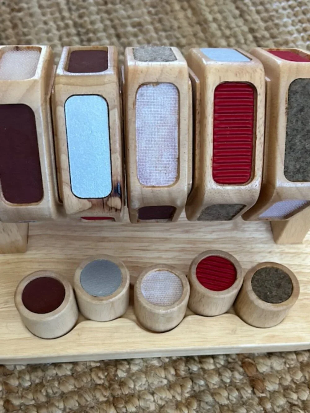Montessori Textured Spin Wheel