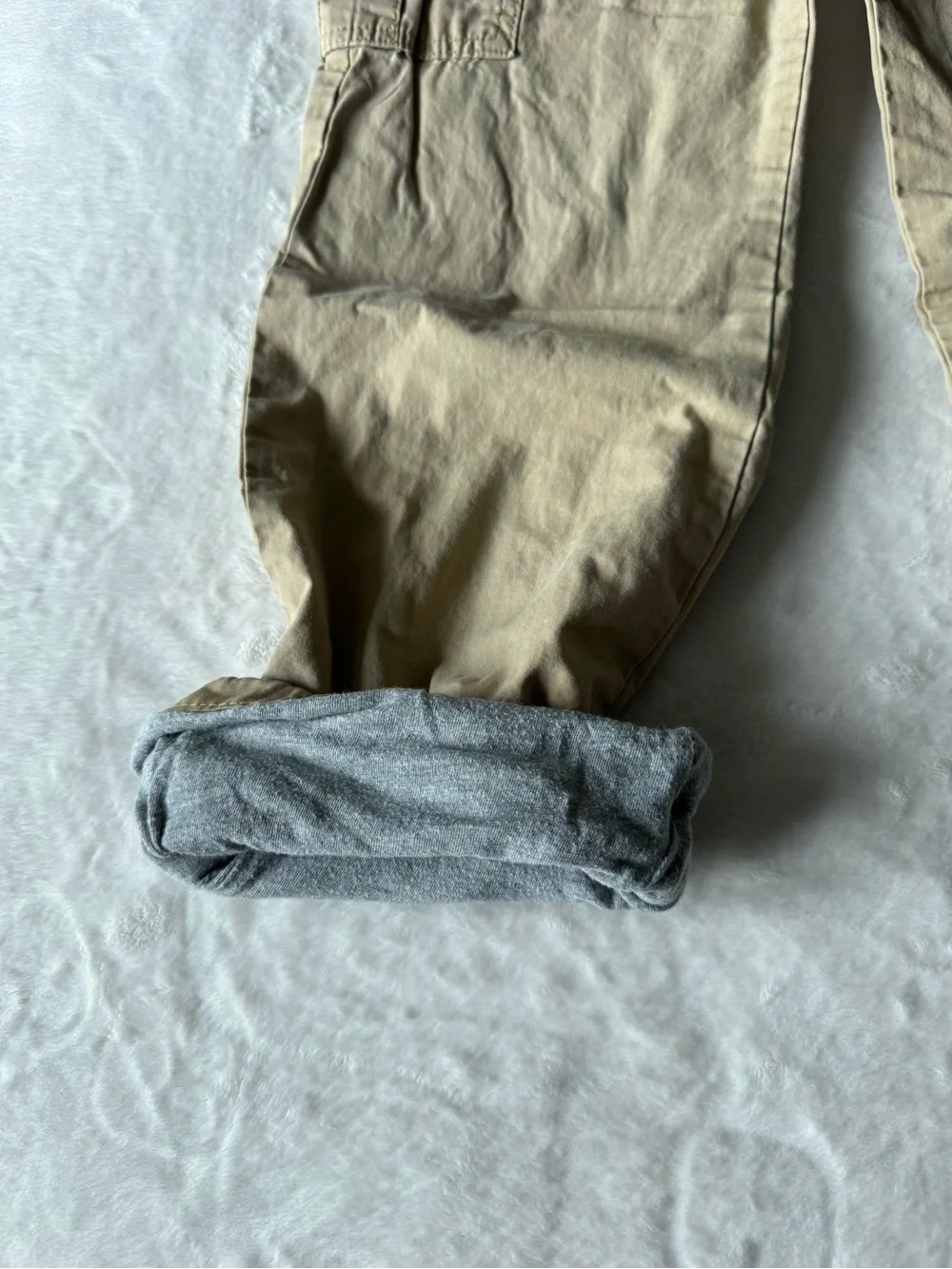 Gymboree Tan Cargo Pants with Elastic Waist
