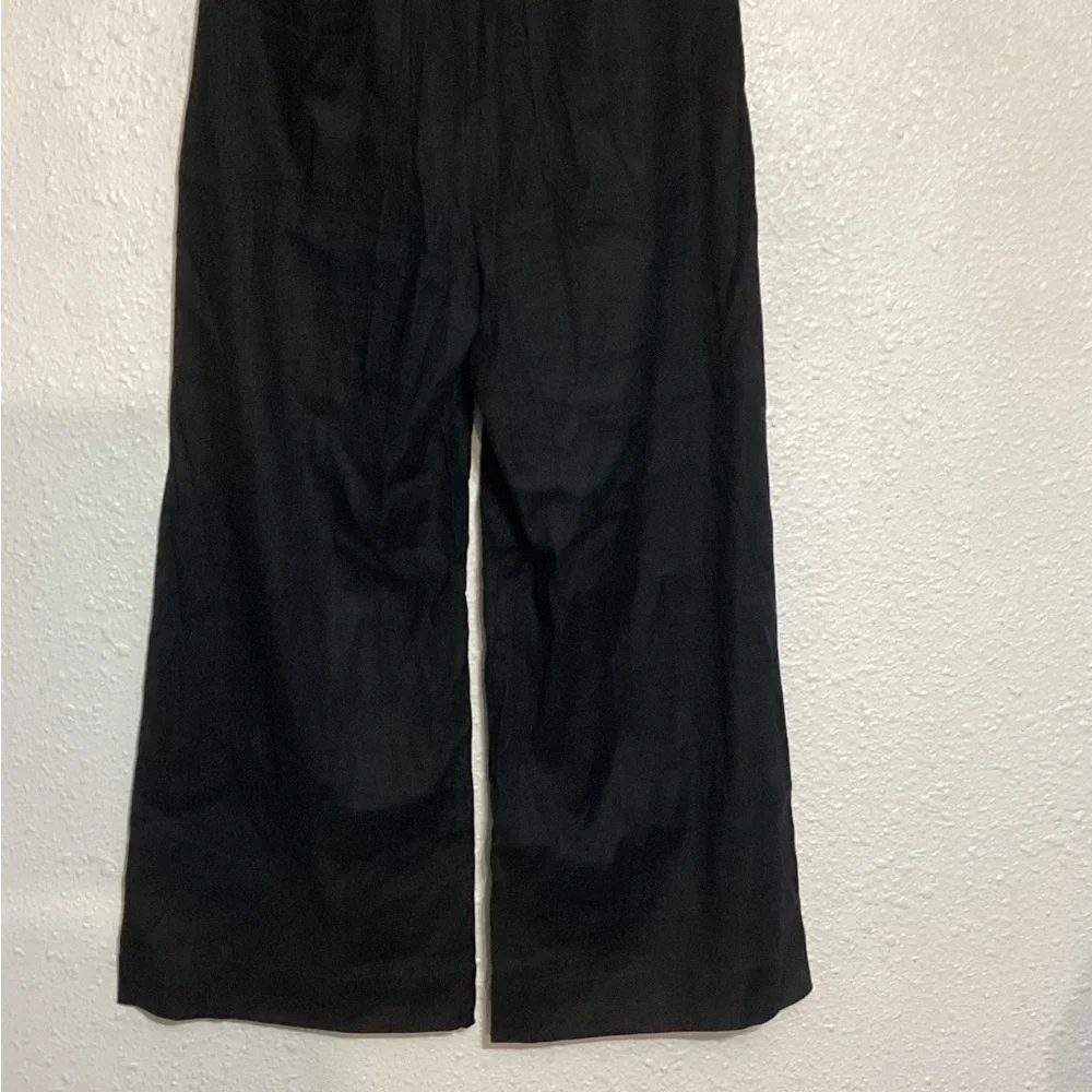Maeve Anthropologie Black wide leg pants size 29