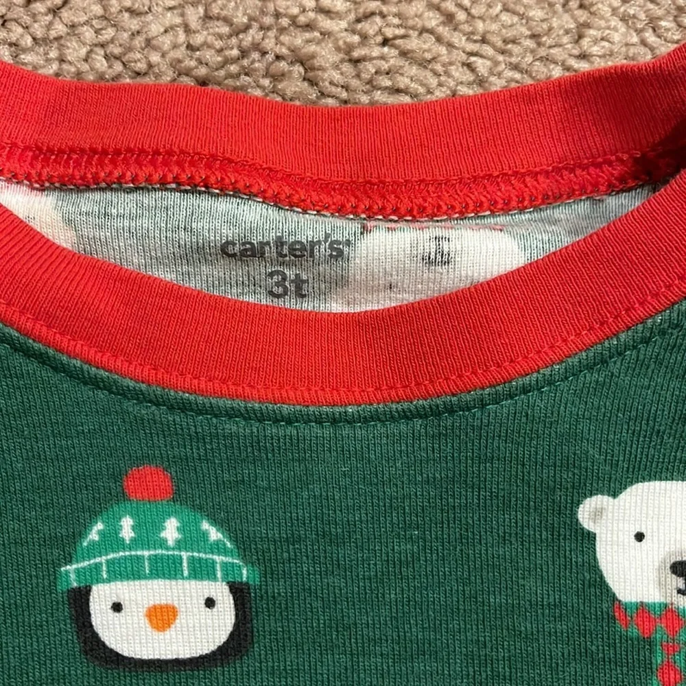 Carters Christmas pajamas, 3T