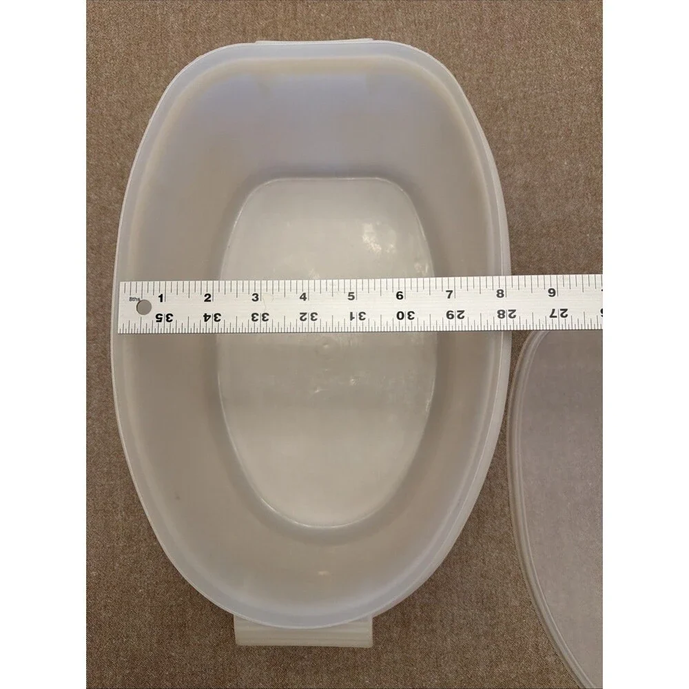 Tupperware ROAST FLAVOR SAVER Turkey/Ham/Chicken Keeper #487-1 Vintage 2 W/ Lid