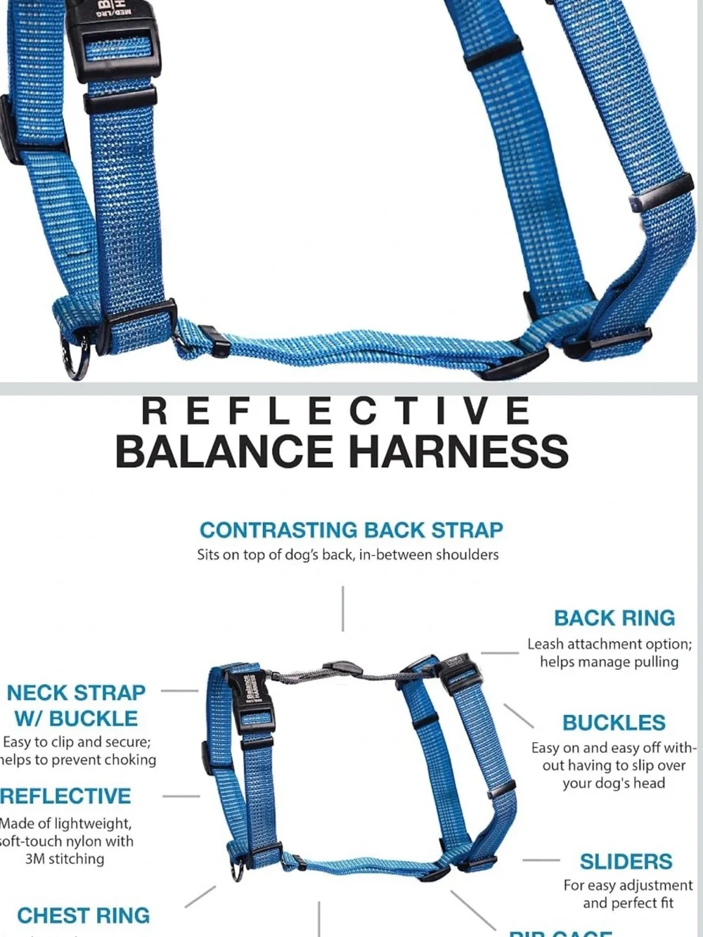 N/A blue reflective