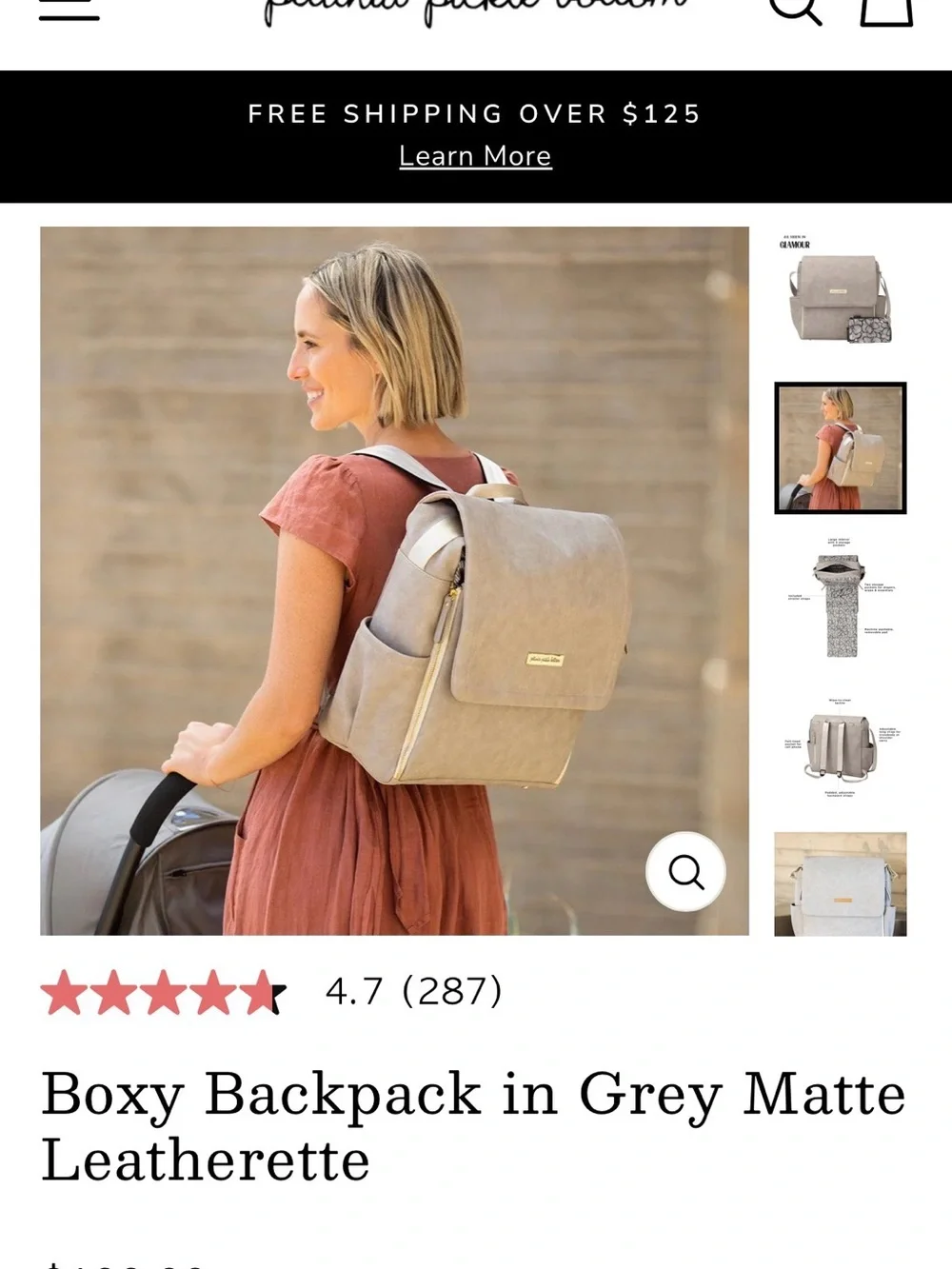 Petunia Pickle Bottom sleek taupe