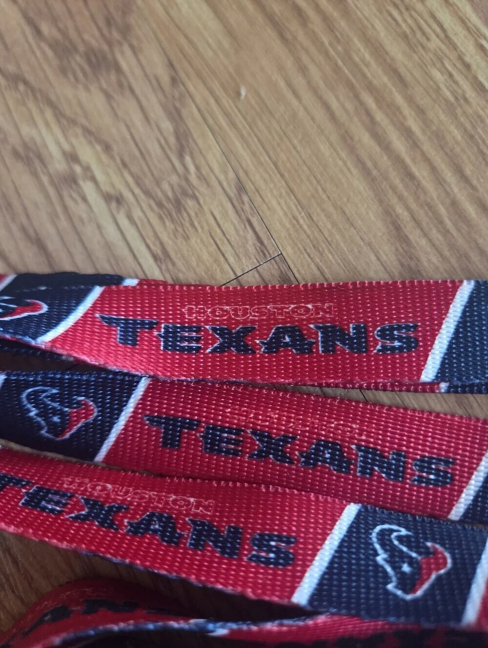 Houston Texans Dog Leash NFL Football Lanyard Carabiner Red Team Logo NWT