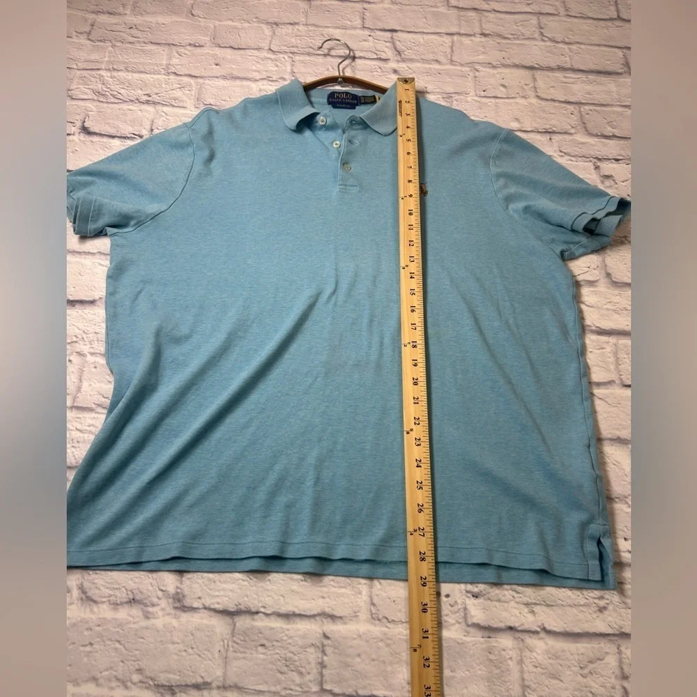 Polo by Ralph Lauren Men's Blue Polo Shirt. Size XL.