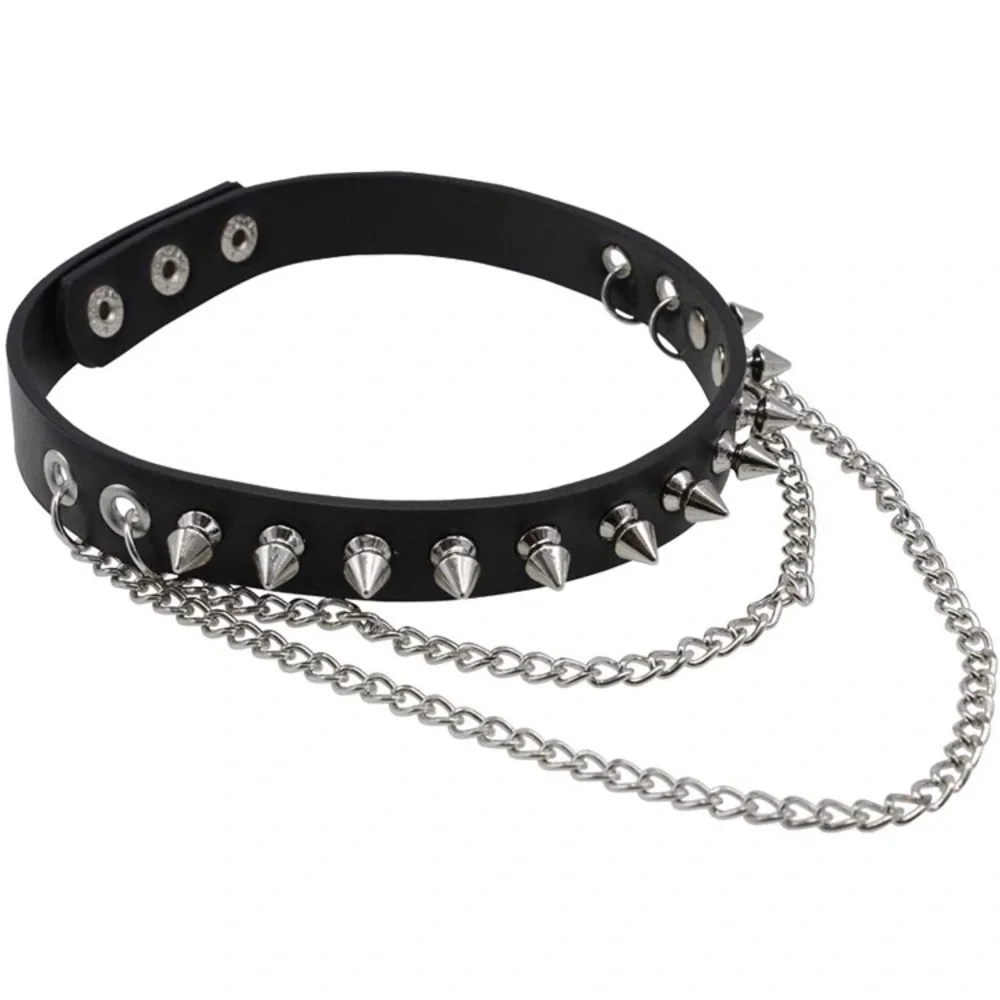 Punk Spike Collar Necklace