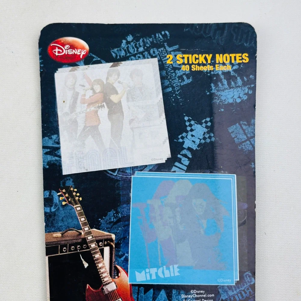 Disney Camp Rock Sticky Notes 2 Pack Lot of 5 Shane Mitchie Jonas Brothers
