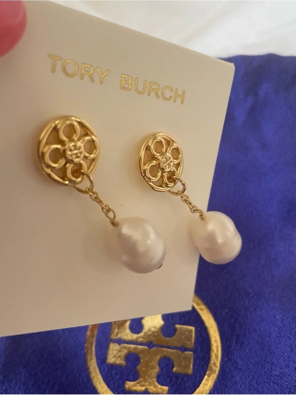 Tory Burch gold tone