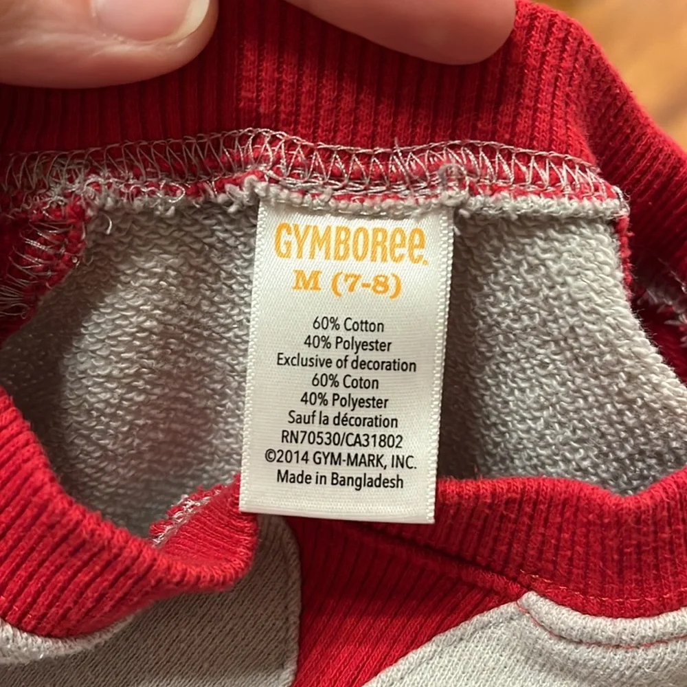 Gymboree grey red