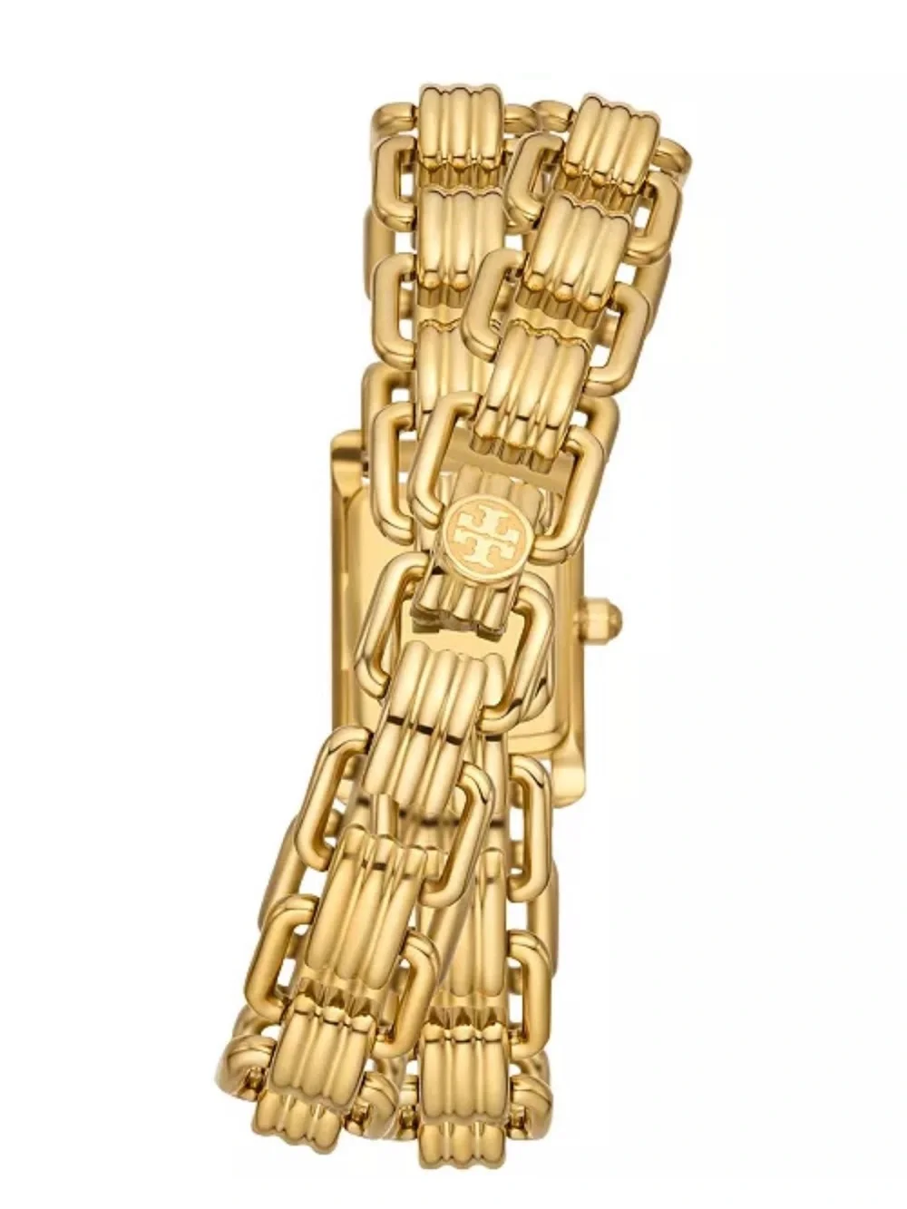 Tory Burch Women's The Eleanor 3-in-1 Gold-Tone Stainless Steel Bracelet Watch