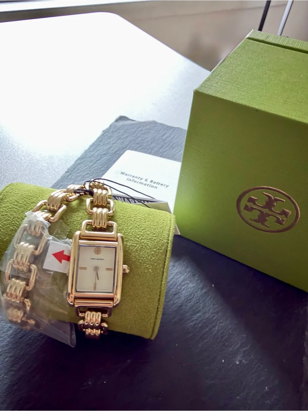 Tory Burch Women's The Eleanor 3-in-1 Gold-Tone Stainless Steel Bracelet Watch