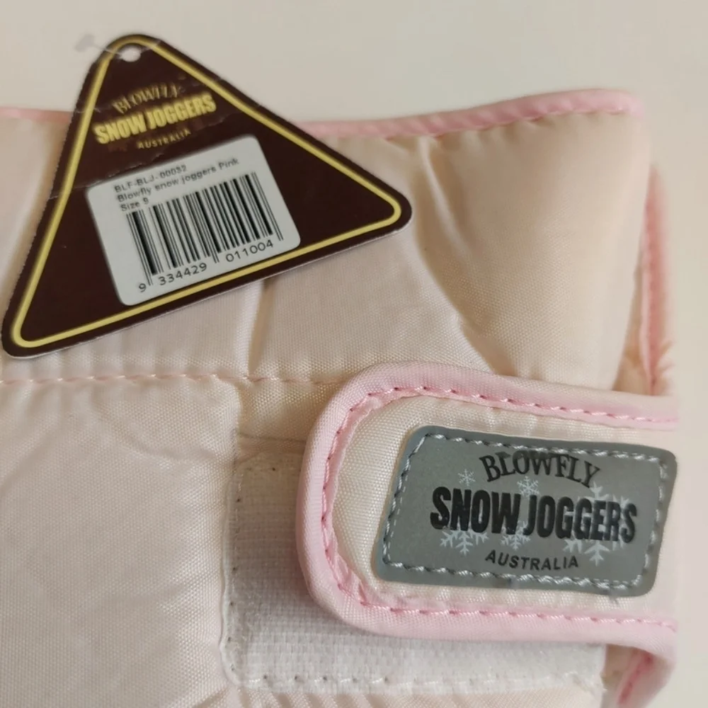 BLOWFLY Snow Joggers Womens Size 9 Slip On Winter Boots Pink EU 42