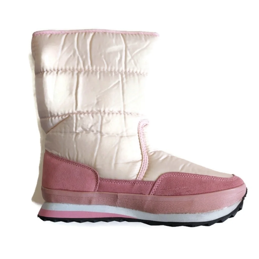 BLOWFLY Snow Joggers Womens Size 9 Slip On Winter Boots Pink EU 42