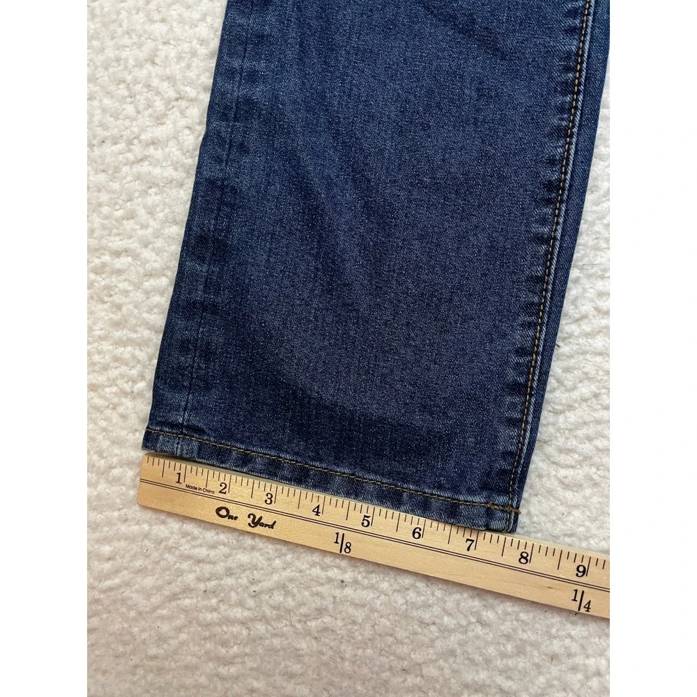 Old Navy Jeans Boys 16 Blue Straight Built-In Tough Dark Wash Denim Pants