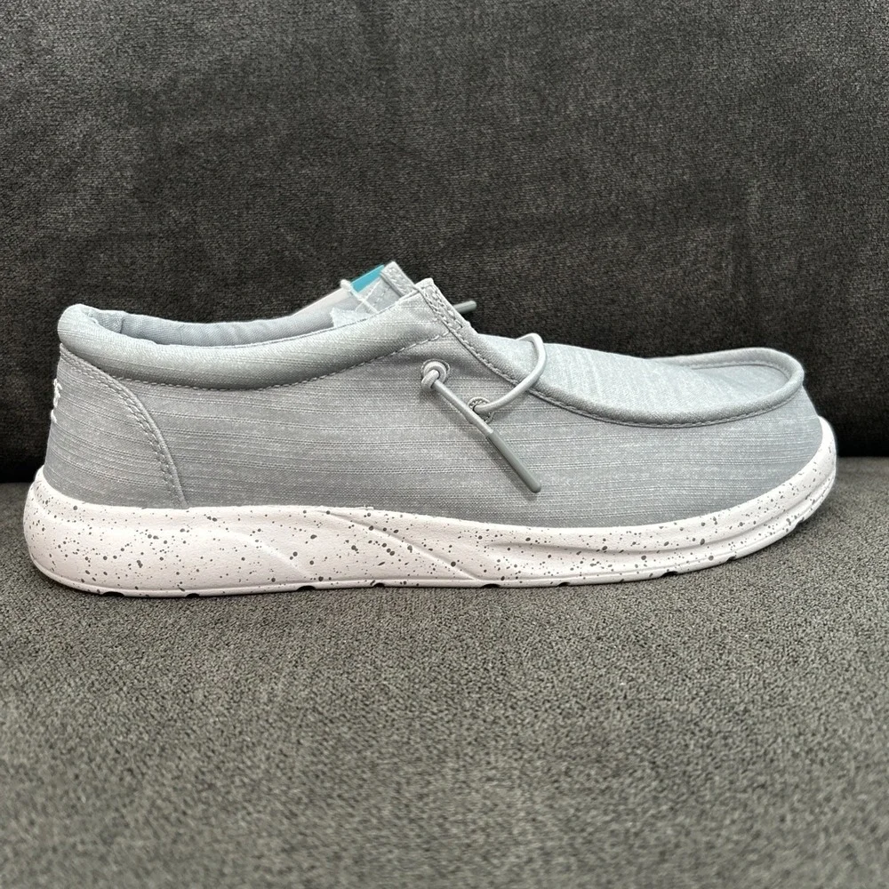 Reef Cushion Breakwater Men 9 Grey Boat Shoes Relaxed Fit Easy On Off New CJ4500