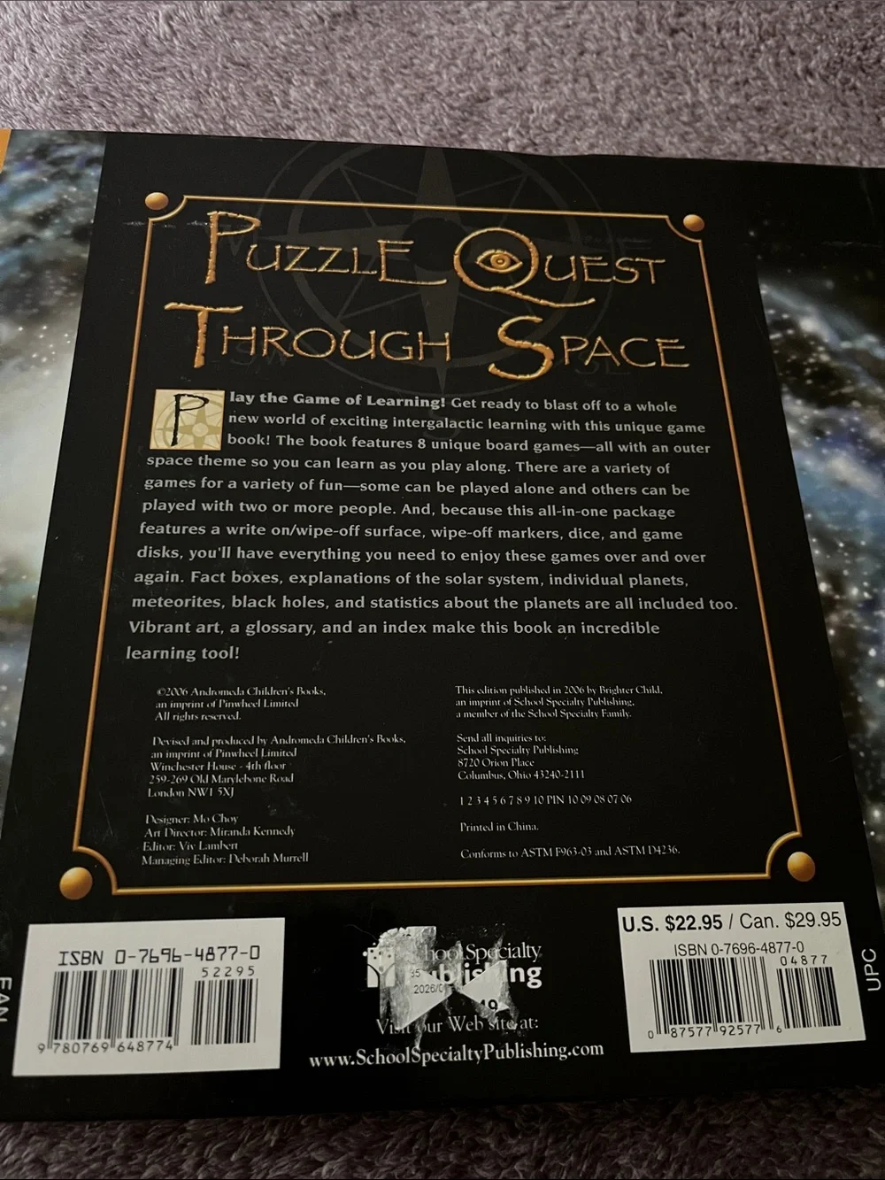 Puzzle Quest Through Space Educational Game