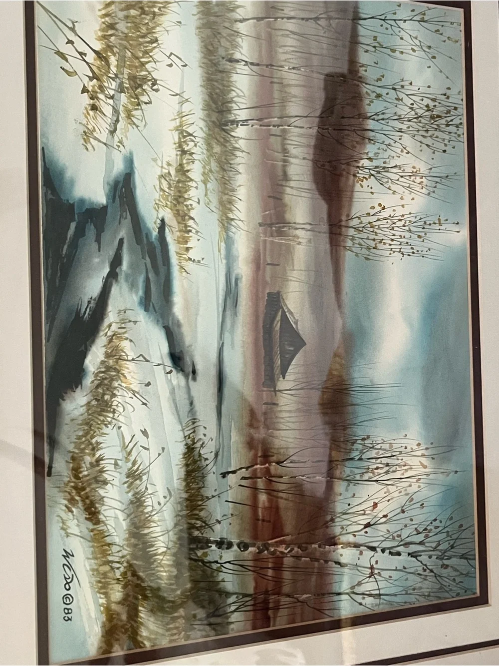George framed art