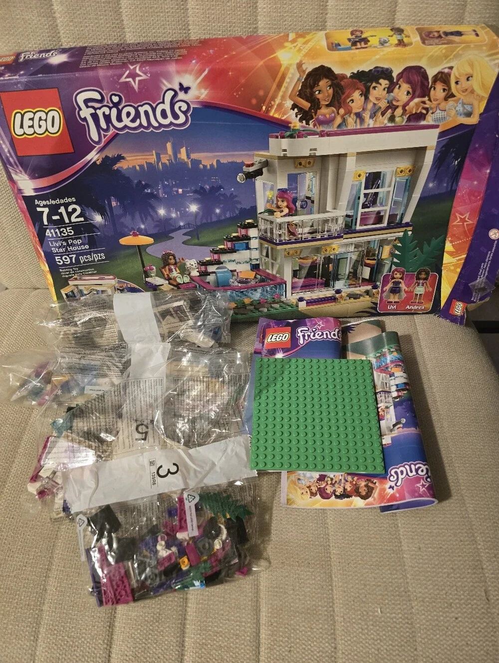 LEGO Friends Livi's Pop Star House (41135) - Retired Set *read