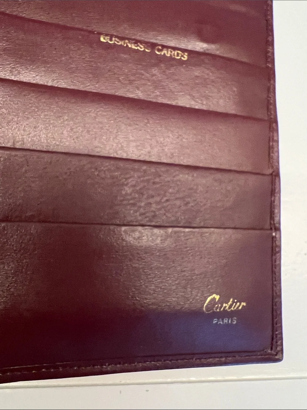 Cartier classic leather