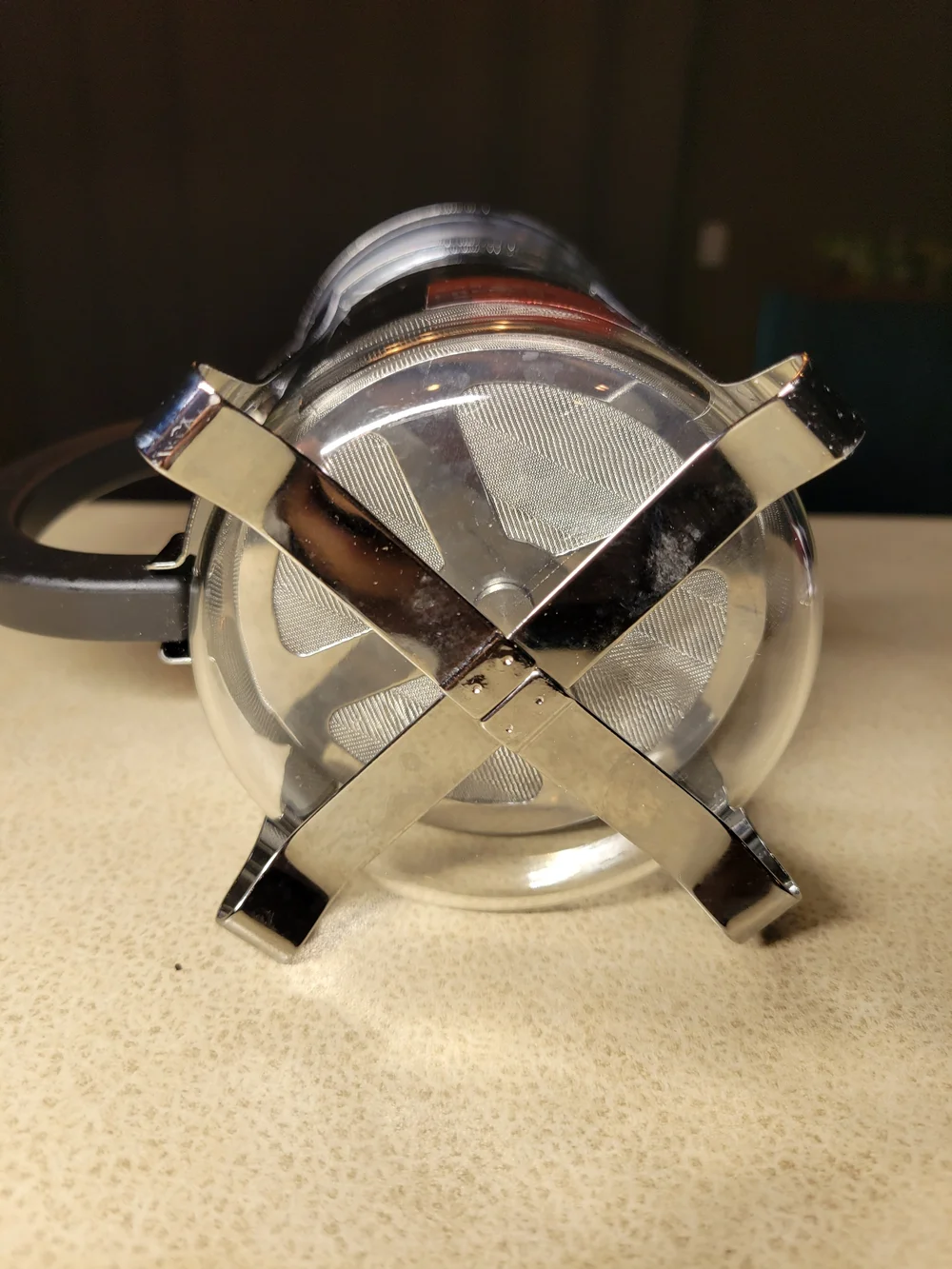Bodum Stainless Steel and Glass French Press Coffee Maker - 17 Ounces(4 Cups)