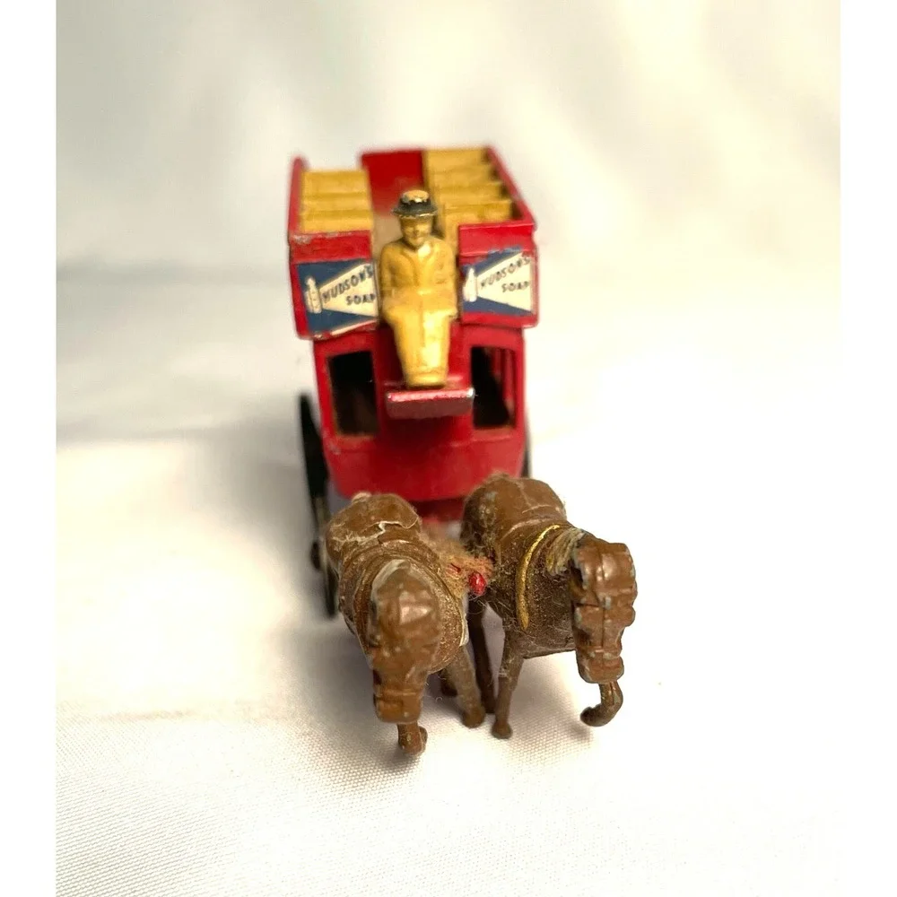 MB Lesney Lipton's Tea Horse Drawn Circus Carriage Stagecoach NO. 12 Vintage