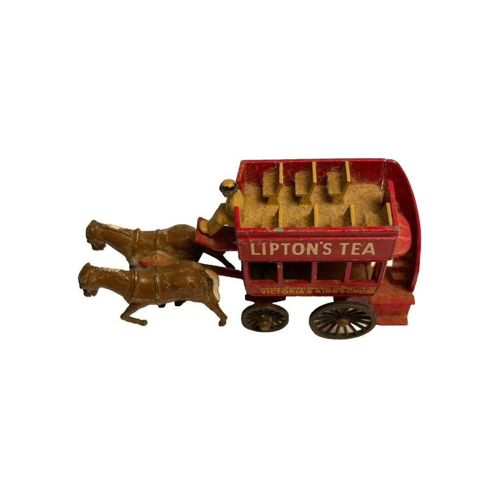 MB Lesney Lipton's Tea Horse Drawn Circus Carriage Stagecoach NO. 12 Vintage