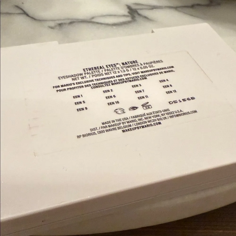 Makeup By Mario new box