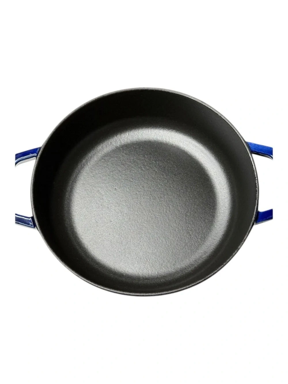 Staub 𖦹 Enameled Cast Iron Braiser with Enamel Lid 𖦹 Glossy Sapphire 𖦹 2L 3.5Q 𖦹