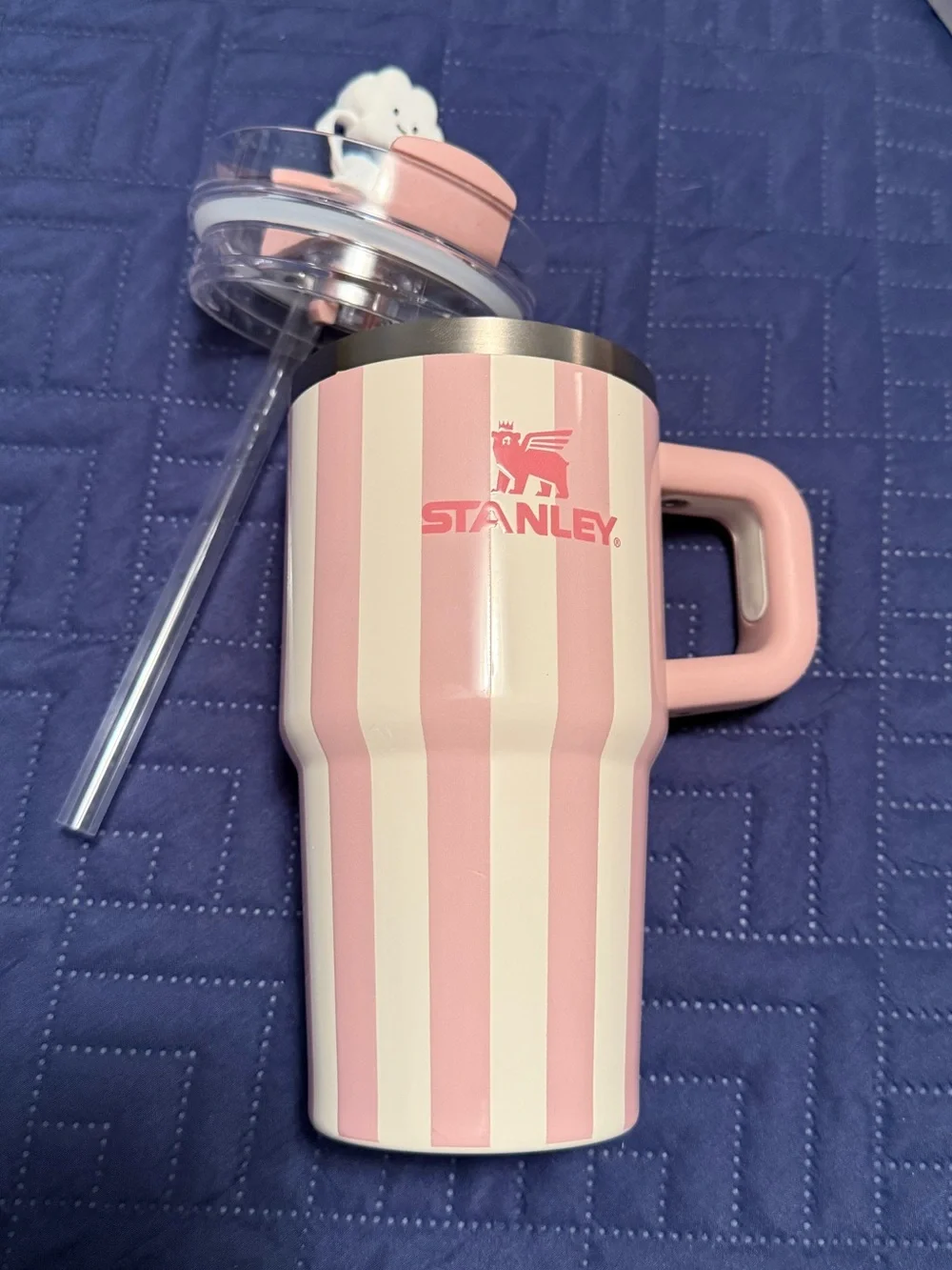 Stanley Oasis Collection 20oz Quencher Tumbler — Peach Whip Cabana Gloss NEW