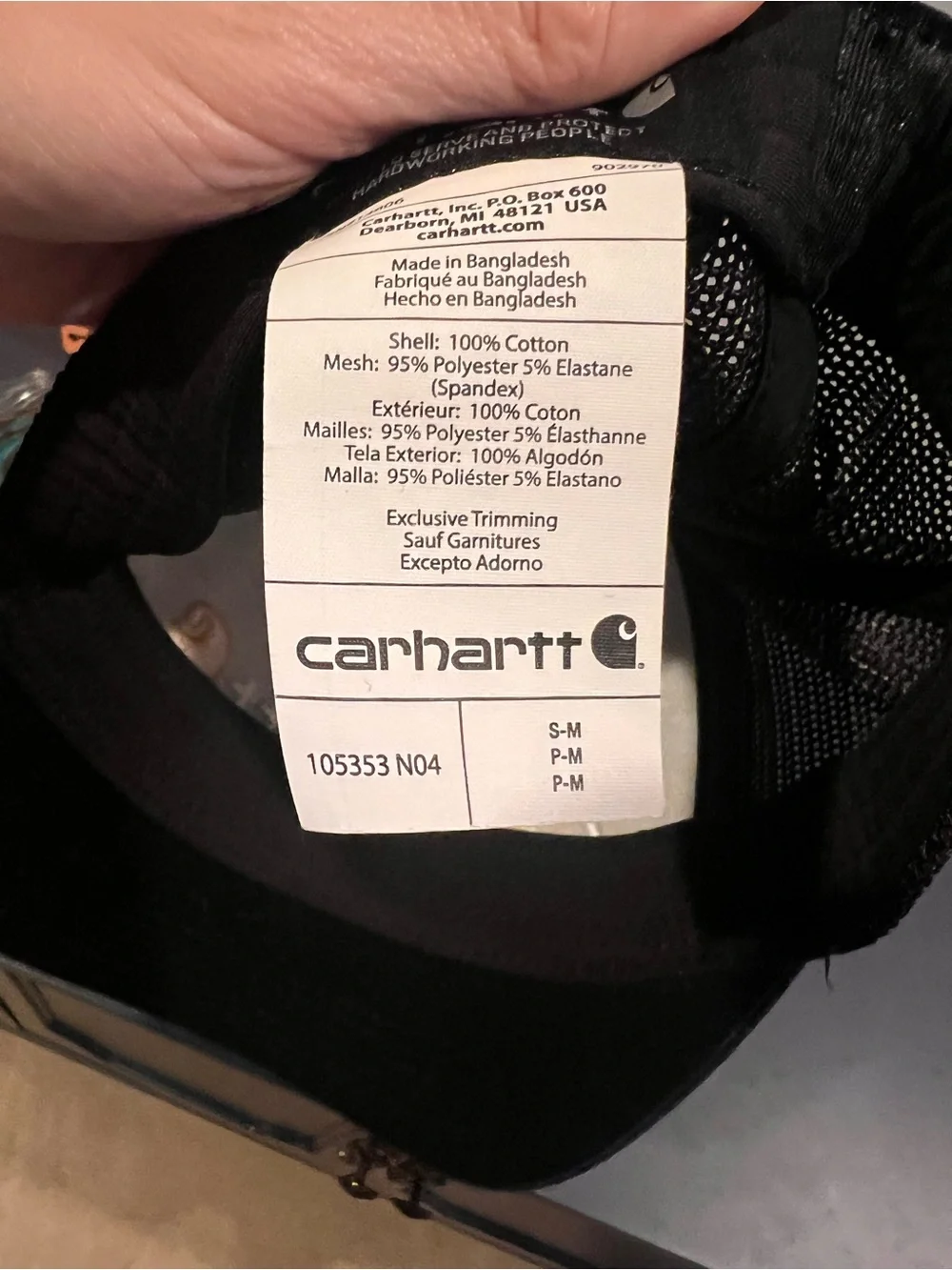 Carhartt structured cap