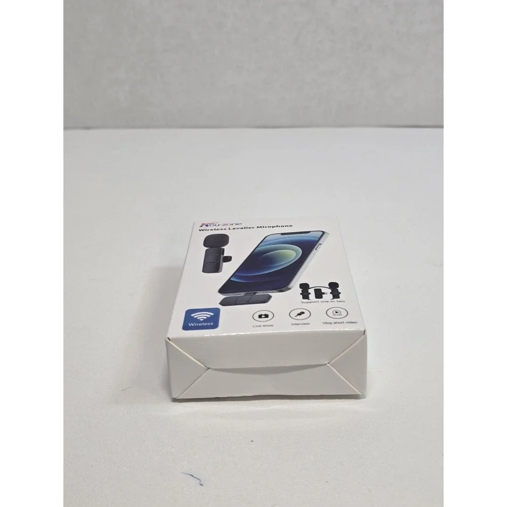 Professional Wireless Lavalier Lapel Microphone for iPhone/iPad/Android Podcast