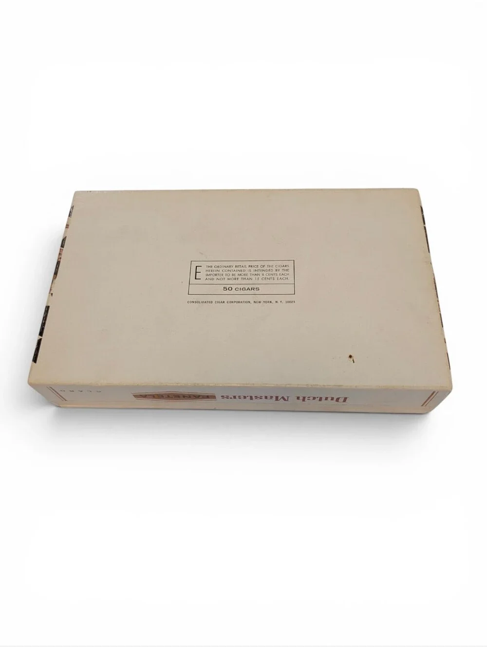 VINTAGE Dutch Masters Cigar Box Panetela De Luxe Empty