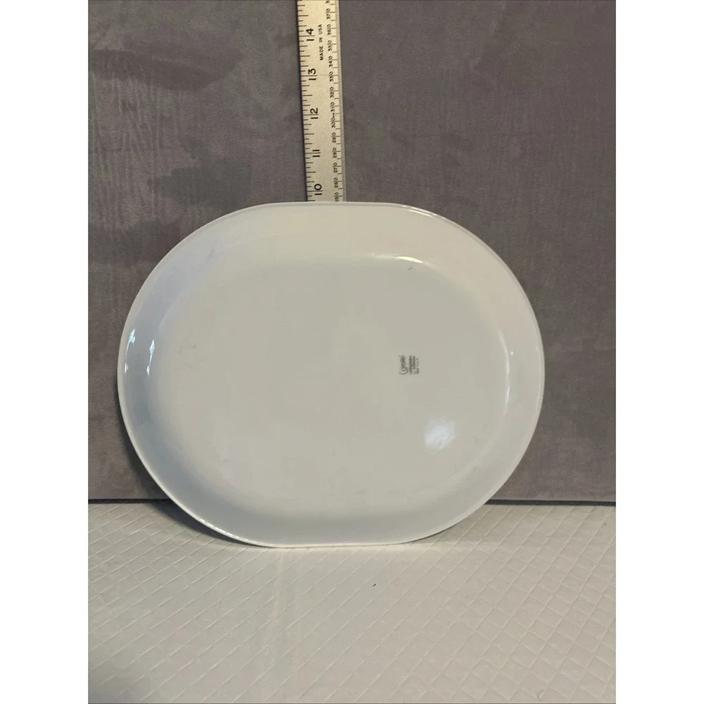 Corelle By Corning Blue Olde Town Platter Oval Serving Dinnerware‎ 10x12 Vintage