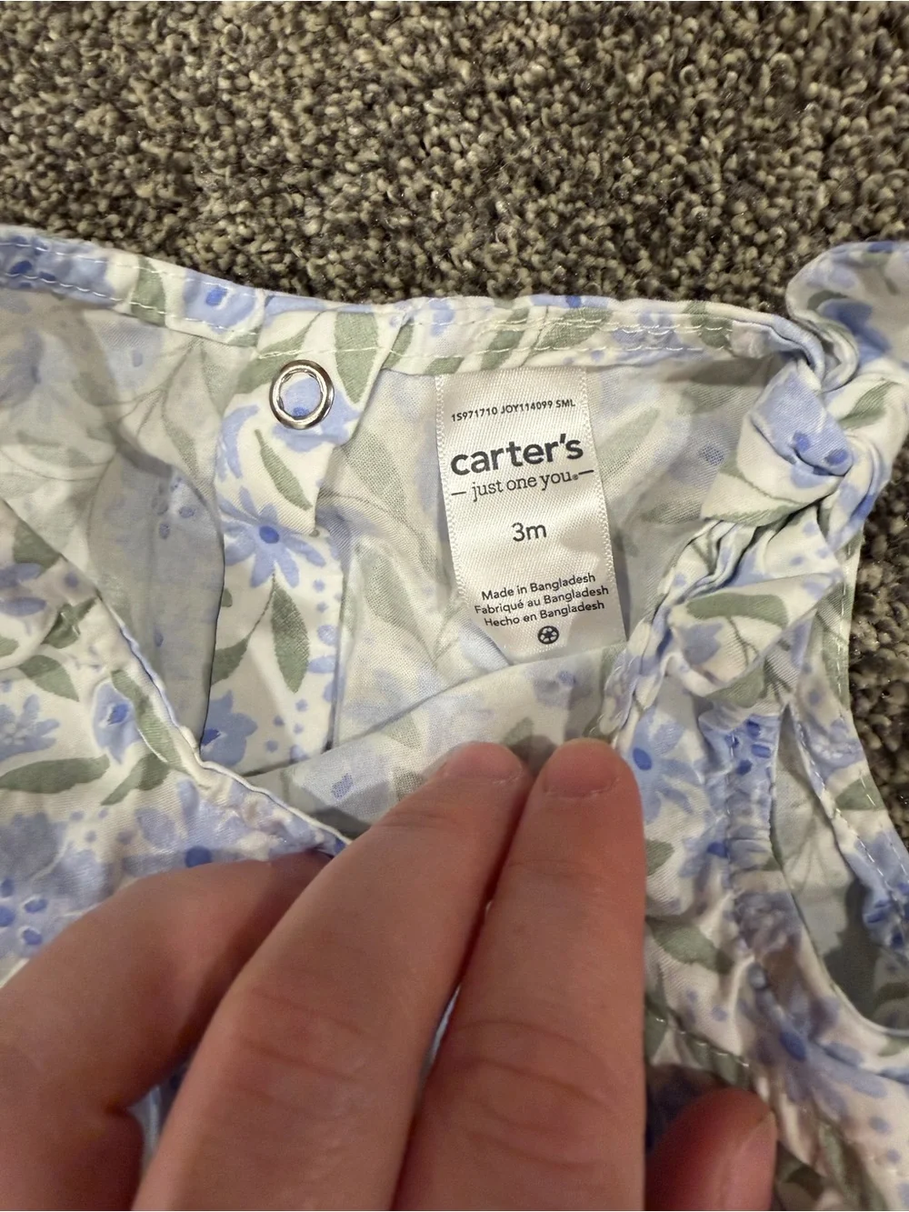 Carters green soft