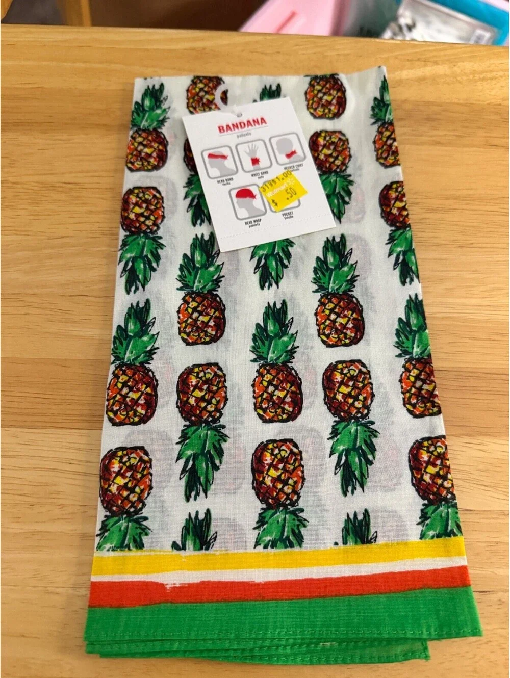 White Pineapples Bandana