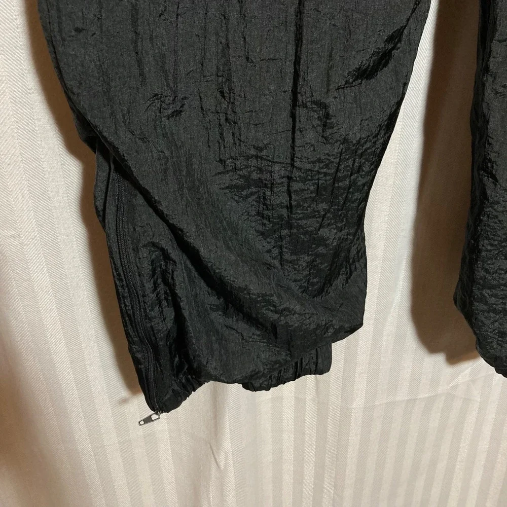 Vintage Christian Dior Monsieur Black Nylon Track Pants Mens Medium Joggers