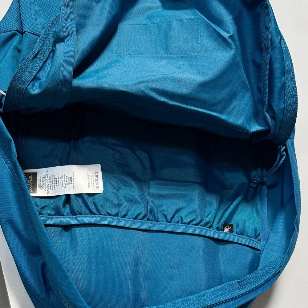 JanSport Mono SuperBreak 25L Backpack Blue Jay NWT Brand New Laptop Sleeve