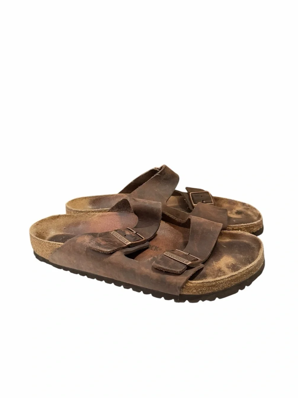 Birkenstock Arizona Oiled Leather Habana Brown Sandals