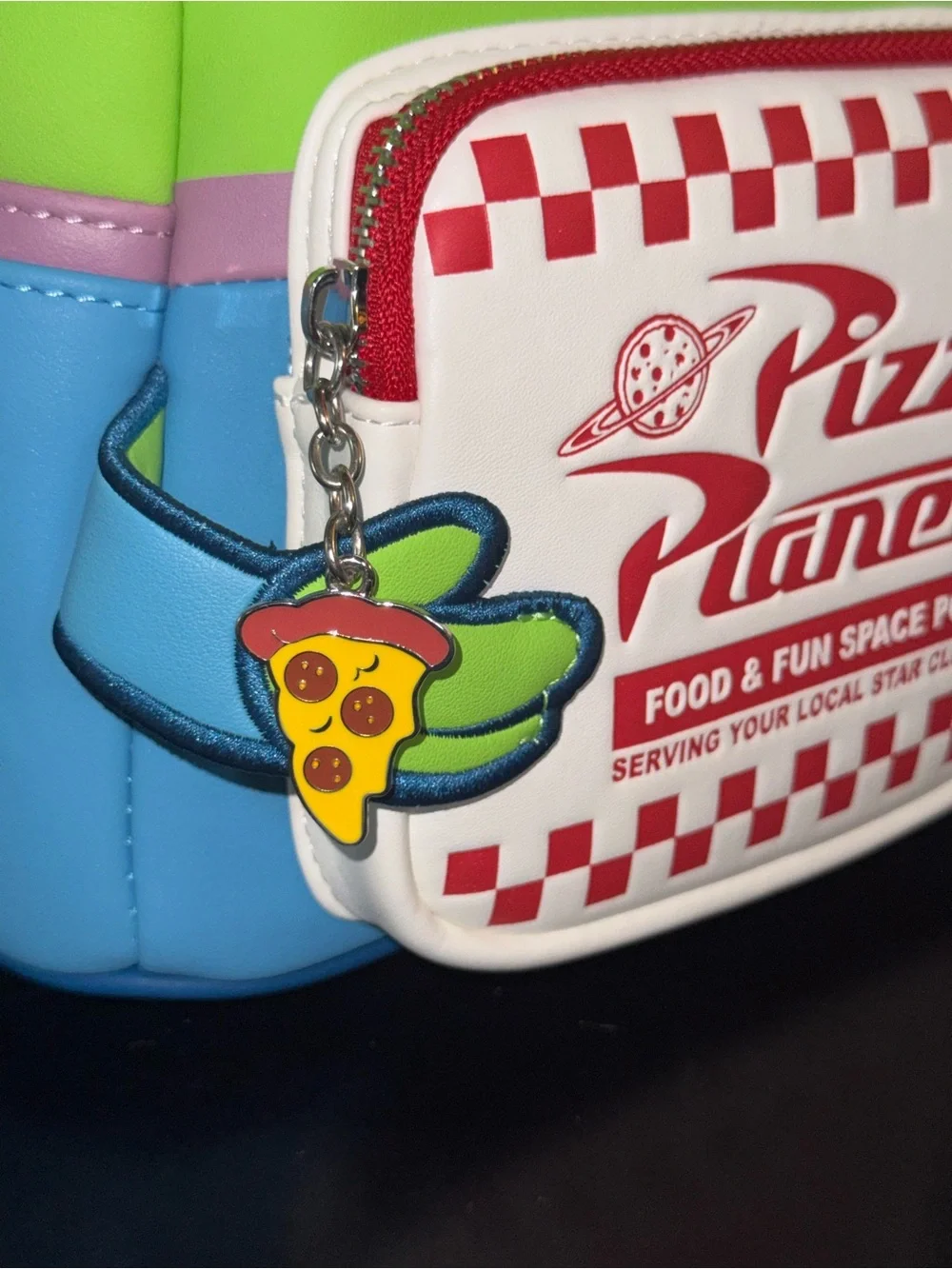 Loungefly Disney Toy Story Alien Pizza Mini Backpack