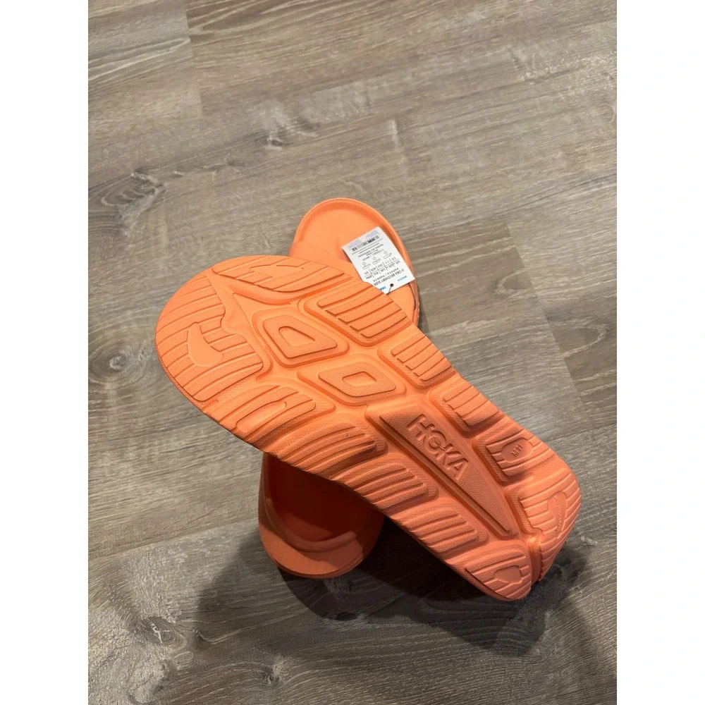 Hoka Ora Recovery Slide 3 Papaya Orange Comfort Sandals US‎ 11 Mens 13 Womens